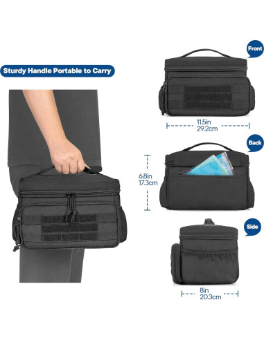 Bolsa de Almacenamiento de Medicamentos Damero 29.2x20.3cm