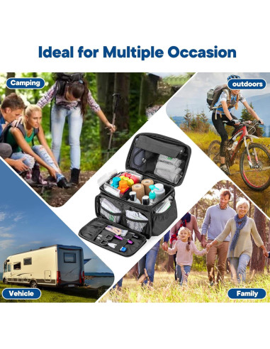 Bolsa de Almacenamiento de Medicamentos Damero 29.2x20.3cm