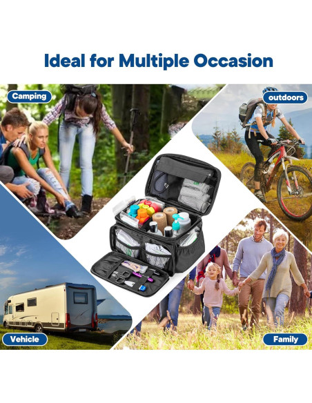 Bolsa de Almacenamiento de Medicamentos Damero 29.2x20.3cm