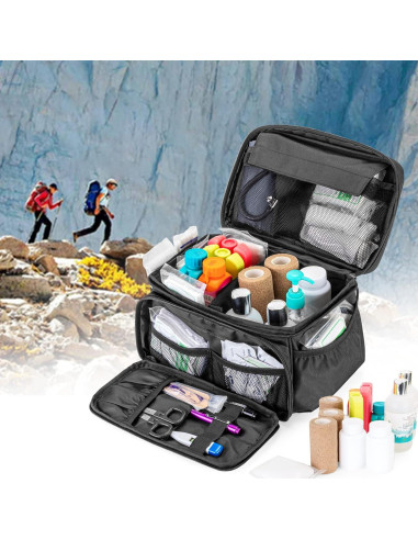 Bolsa de Almacenamiento de Medicamentos Damero 29.2x20.3cm