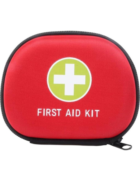 Estuche Duro EVA Vacío Primeros Auxilios Jipemtra Rojo 12.8x10.2cm