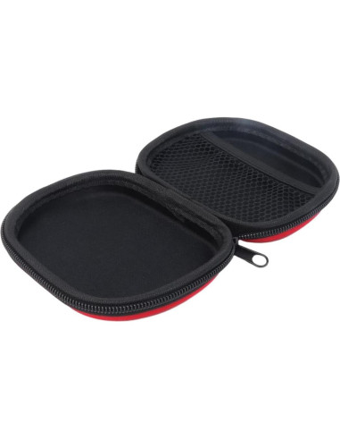 Estuche Duro EVA Vacío Primeros Auxilios Jipemtra Rojo 12.8x10.2cm