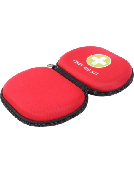 Estuche Duro EVA Vacío Primeros Auxilios Jipemtra Rojo 12.8x10.2cm