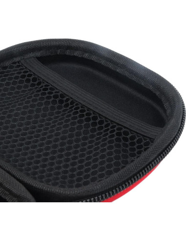 Estuche Duro EVA Vacío Primeros Auxilios Jipemtra Rojo 12.8x10.2cm