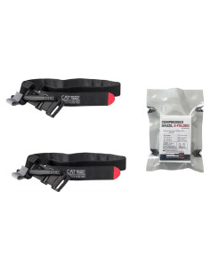 Combo Control de Sangrado Rescue Essentials: Gasa y 2 Torniquetes