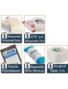 Kit de Primeros Auxilios Compacto North American Rescue 85-0404 2