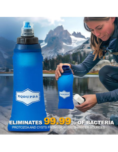 Filtro de Agua Premium XQDUPDA 600 ml - Ligero y Compacto 2