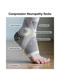 Calcetines de Compresión para Neuropatía Soloever - Medianos 2