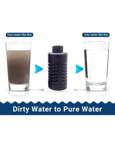 Filtros de Reemplazo Water-to-Go 75cl - Paquete de 2, Elimina Virus 2