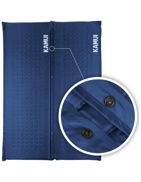 Almohadilla de Dormir Autoinflable KAMUI 5 cm Azul Camping