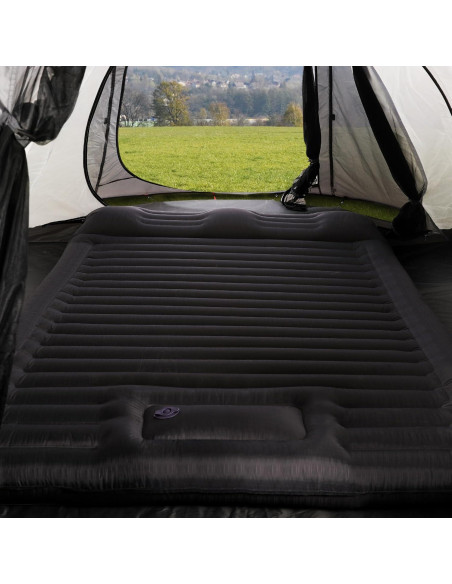 Colchón Inflable Doble TOBTOS 15 cm para Camping con Almohada