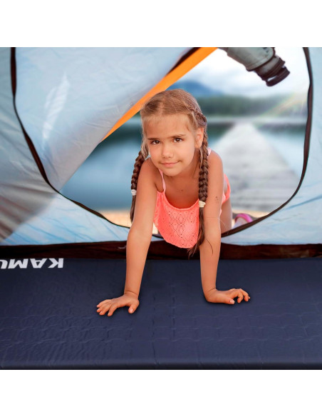 Almohadilla de Dormir Autoinflable KAMUI 5 cm Azul Camping
