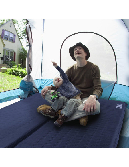 Almohadilla de Dormir Autoinflable KAMUI 5 cm Azul Camping