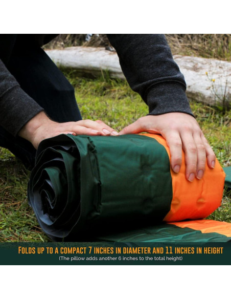 Colchoneta de Camping Autoinflable Ryno Tuff 190.5x63.5 cm