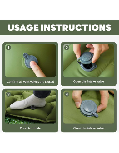 Colchón Inflable Doble Kdti 199x140 cm con Bomba Incorporada