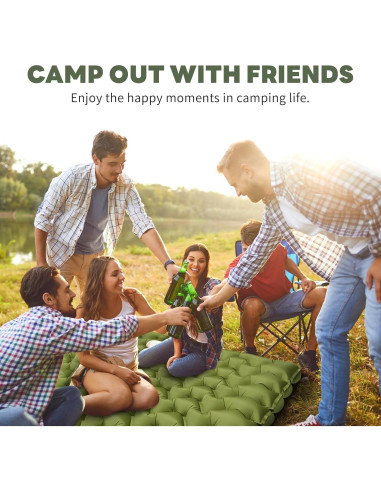 Colchón Inflable Doble Kdti 199x140 cm con Bomba Incorporada