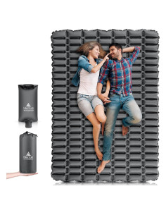 Colchón Inflable Doble Hikenture 183x127 cm 1.27 kg Impermeable