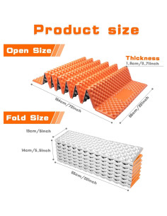 Colchoneta Plegable TIYURENER O1 Espuma Celdas Cerradas 182x56cm 2