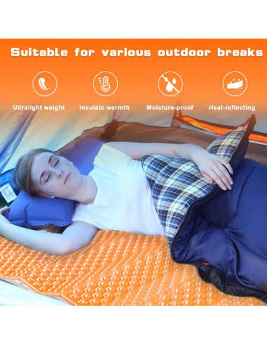 Colchoneta Plegable TIYURENER O1 Espuma Celdas Cerradas 182x56cm