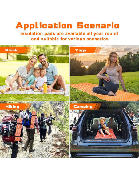 Colchoneta Plegable TIYURENER O1 Espuma Celdas Cerradas 182x56cm