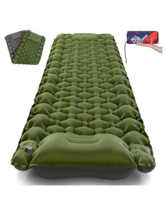 Almohadilla de Dormir AKSOUL Autoinflable 3.94" Gruesa Camping