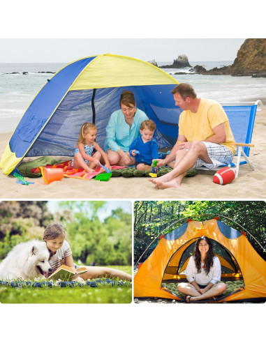 Colchón Inflable ONTYZZ Ultraligero con Bomba y Almohada Verde