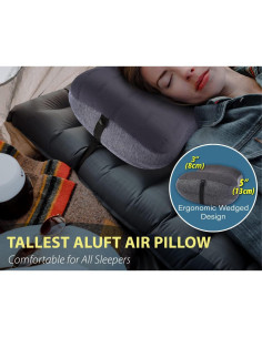 Almohada Inflable Trekology Aluft Pro para Camping 0.45kg 2