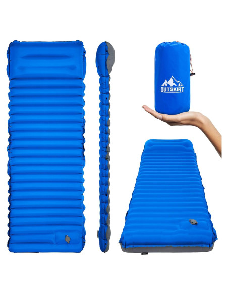 Colchón Inflable Individual OUTSKIRT 10.16 cm con Bomba y Almohada