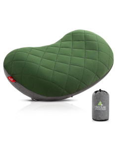 Almohada Inflable de Camping Hikenture Verde 43.2x26.7 cm
