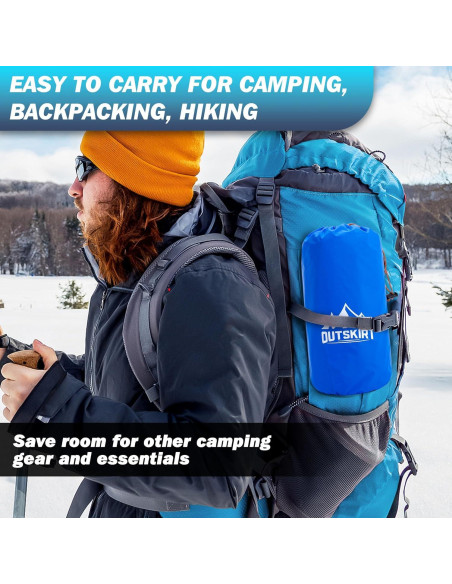 Colchón Inflable Individual OUTSKIRT 10.16 cm con Bomba y Almohada