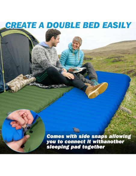 Colchón Inflable Individual OUTSKIRT 10.16 cm con Bomba y Almohada