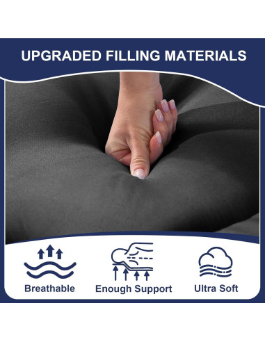 Colchón Futón Japonés DELADOLA Individual Verde 203x91cm