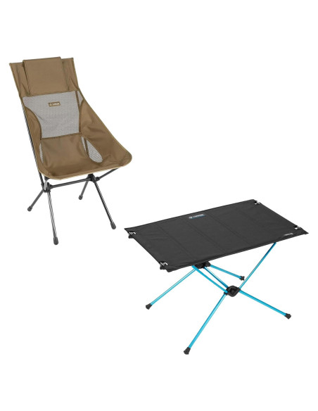Silla y Mesa Plegable Helinox Sunset para Camping