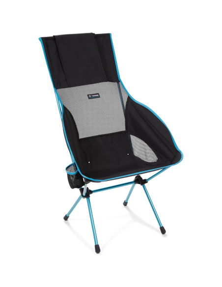 Silla y Mesa Helinox Savanna Plegable para Camping - Negra