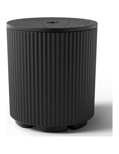 Mesa Lateral FONTOI para Paraguas Exterior Negra 37.6 cm