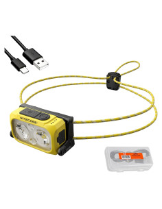 Linterna Frontal Nitecore NU25 UL 400 Lúmenes Recargable USB-C