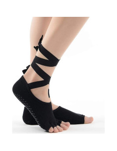 Calcetines de Yoga Antideslizantes para Mujeres Talla 35-40 2