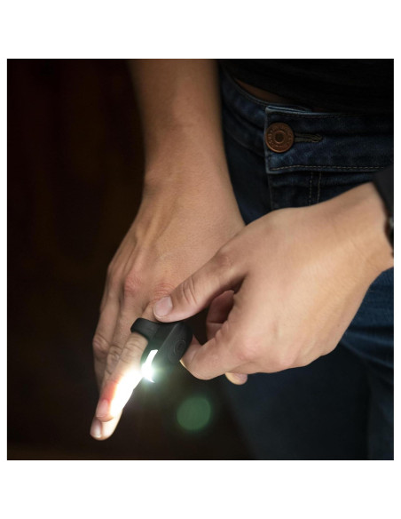 Linterna LED DEX FINGERLIGHT recargable IPX7 3 modos luz