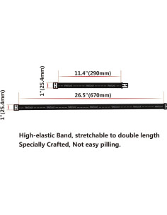 Banda elástica antideslizante Weltool para linternas frontales 2