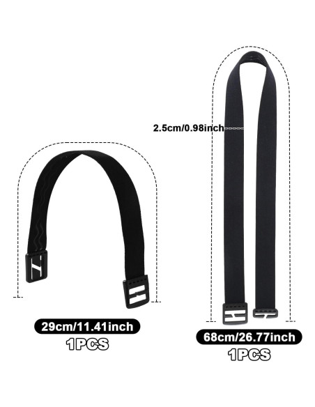 Correa Elástica para Linterna Frontal Tinoaly - Negro