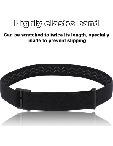 Correa Elástica para Linterna Frontal Tinoaly - Negro