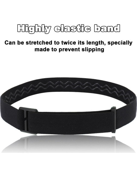 Correa Elástica para Linterna Frontal Tinoaly - Negro