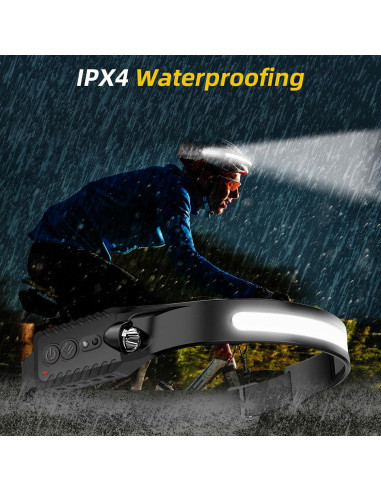 Linterna Frontal Recargable Najiaxiaowu 3 Paquetes 230 LED