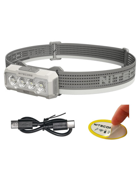 Linterna Frontal Nitecore NU27 600 Lúmenes Recargable USB-C