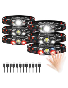 Linterna Frontal LED Recargable Northlet 3000 Lúmenes 5+5 Modos