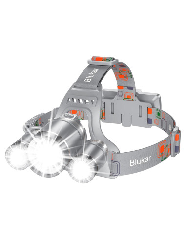 Linterna Frontal LED Blukar K9116 Recargable IPX6 8000L