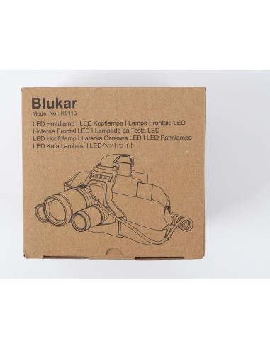 Linterna Frontal LED Blukar K9116 Recargable IPX6 8000L