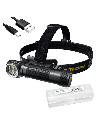 Linterna Frontal Nitecore HC35 2700 Lúmenes Recargable USB