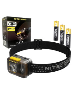 Linterna Frontal NITECORE HA13 LED 350 Lúmenes - Baterías Incluidas