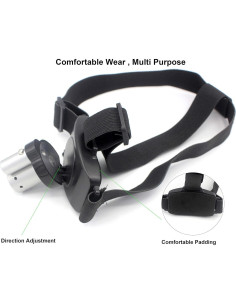 Linterna Frontal LED Recargable Lalomo 40m Luz Brillante 2